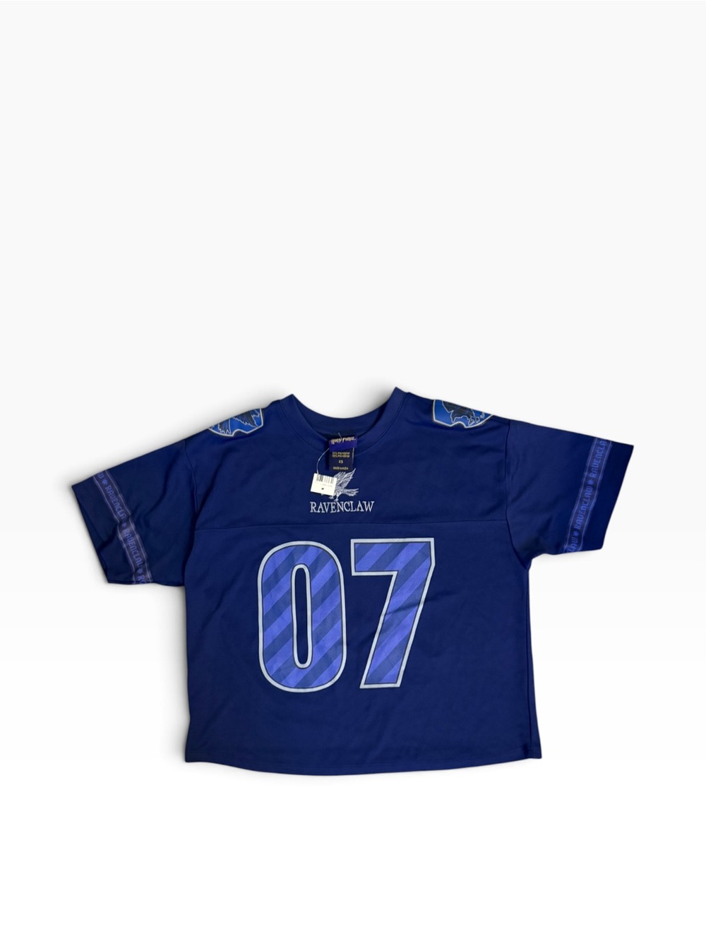 Harry Potter Ravenclaw Women's Cropped Football Jersey - BoxLunch Exclusive